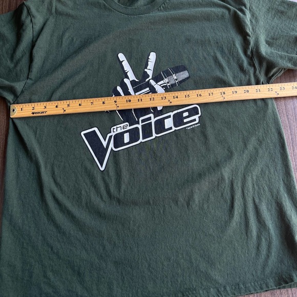 The Voice Shirt Adult Extra Large Green Music TV Show Graphic Print - Picture 8 of 11